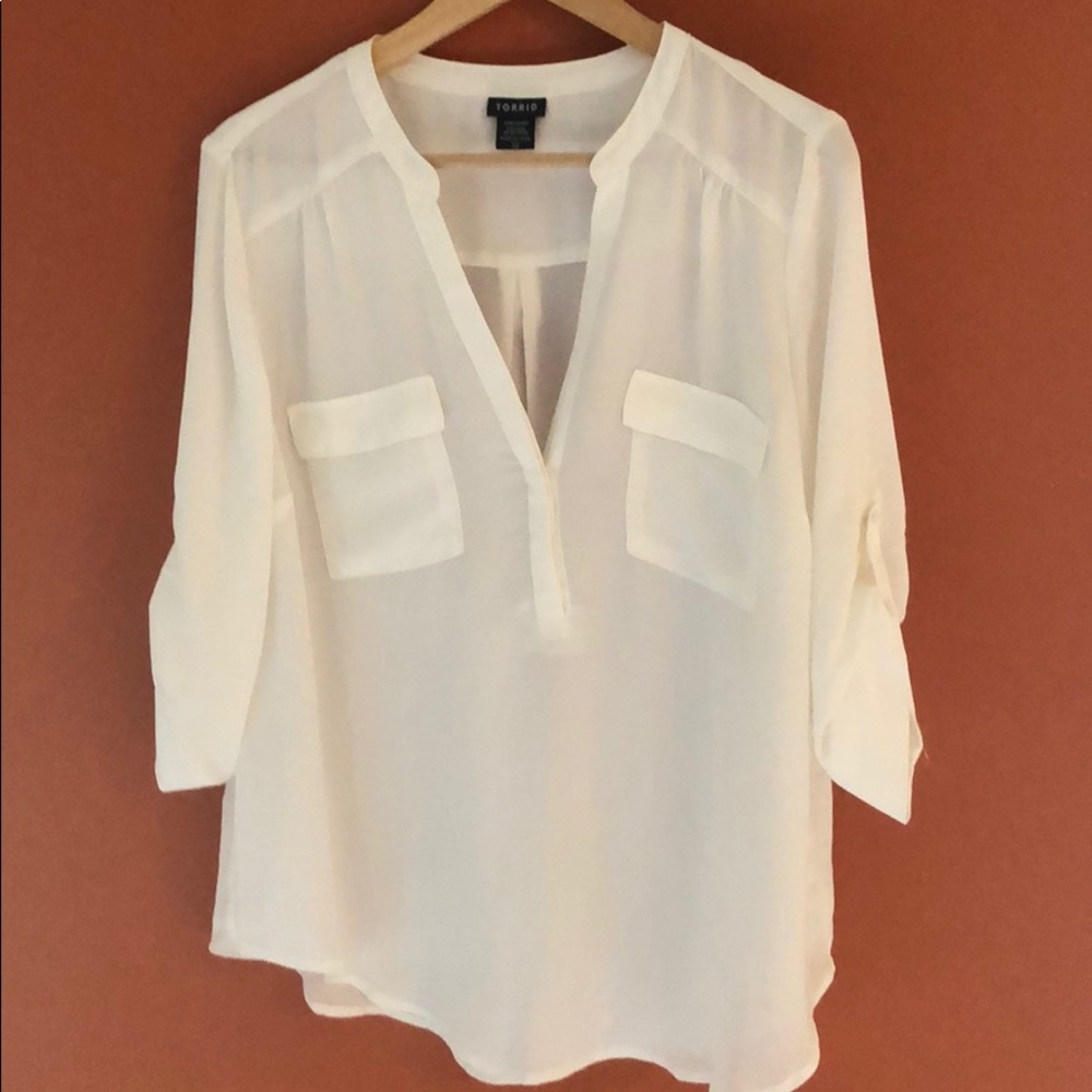 Summer white top!
